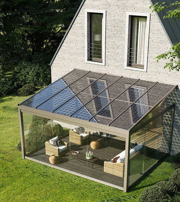 Solarterrassendach